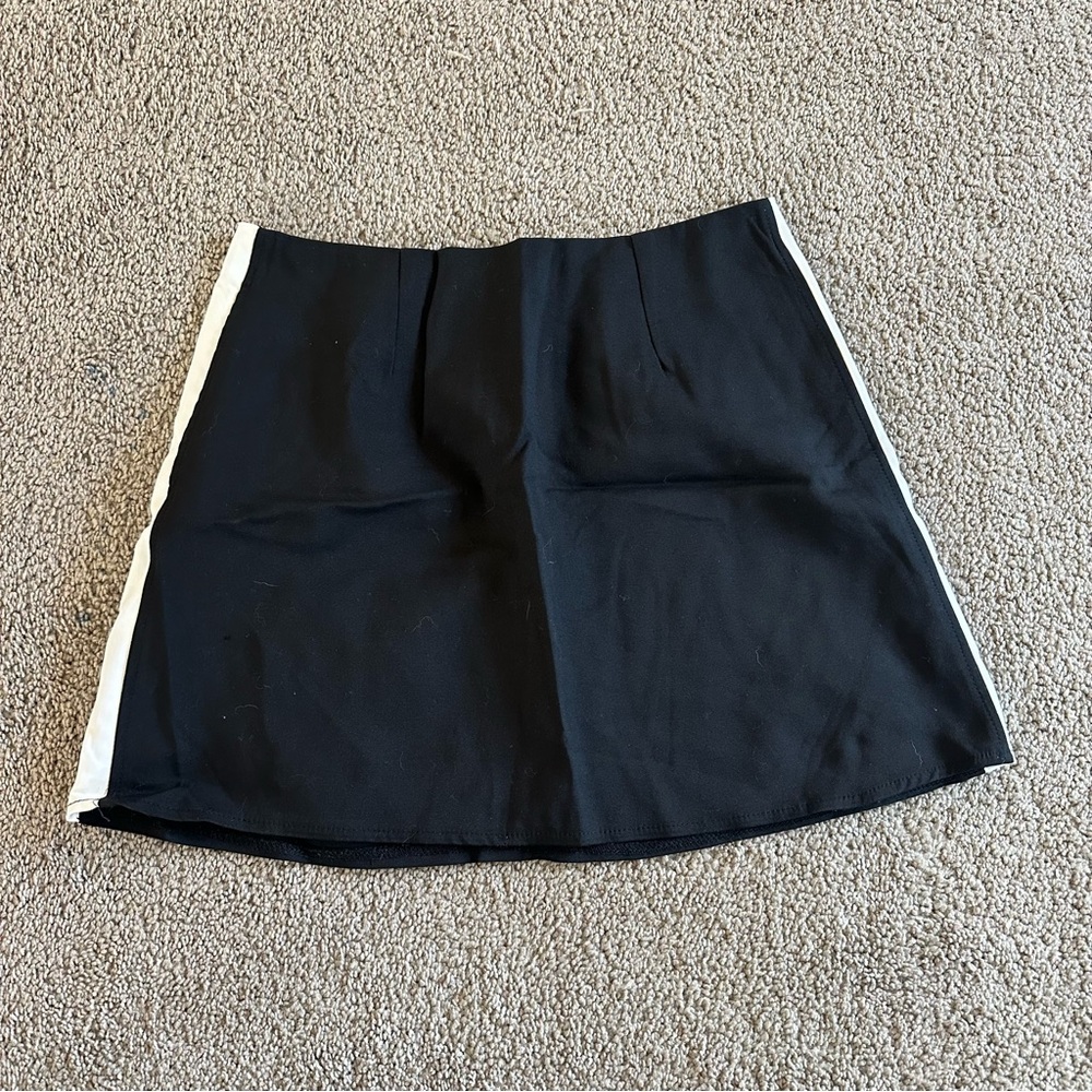 LF Black and White Mini Micro Skirt